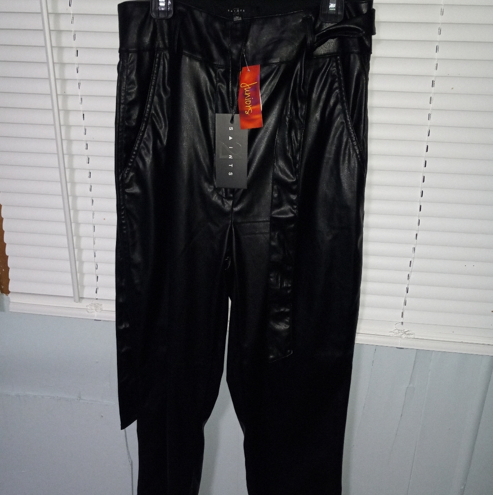 Leather trousers